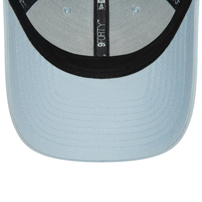 This is a New York Yankees League Essential Pastel Blue 9FORTY Adjustable Cap 5