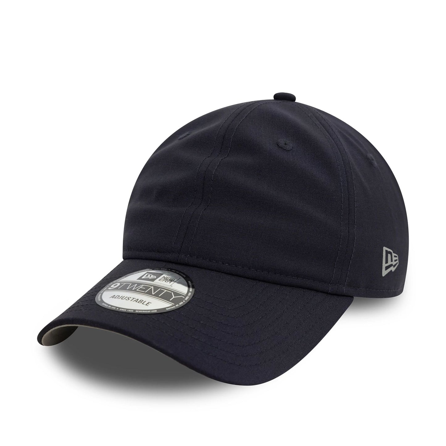 This is a New Era Water Repellent Navy 9TWENTY Adjustable Cap 1