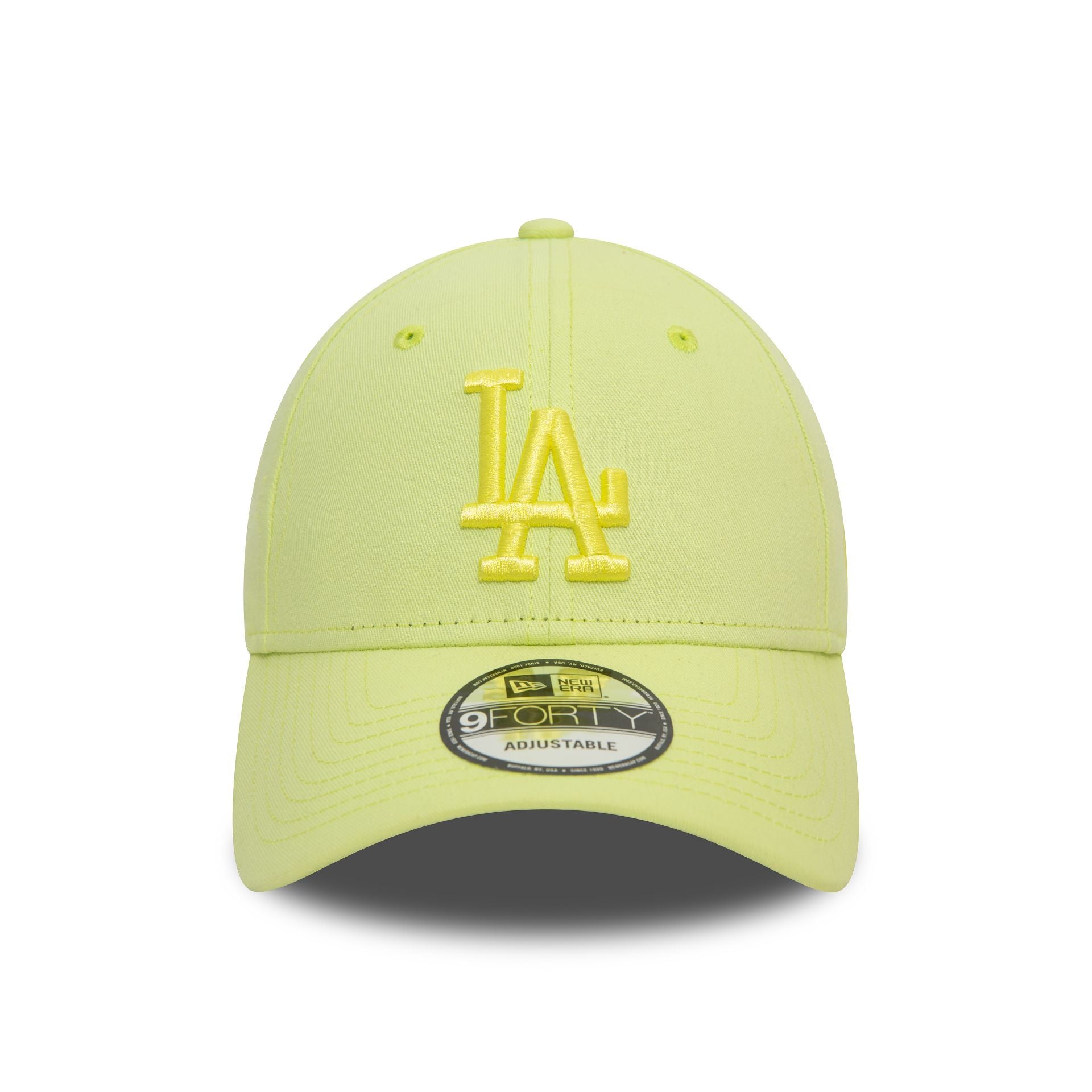 This is a LA Dodgers League Essential Pastel Green 9FORTY Adjustable Cap 2