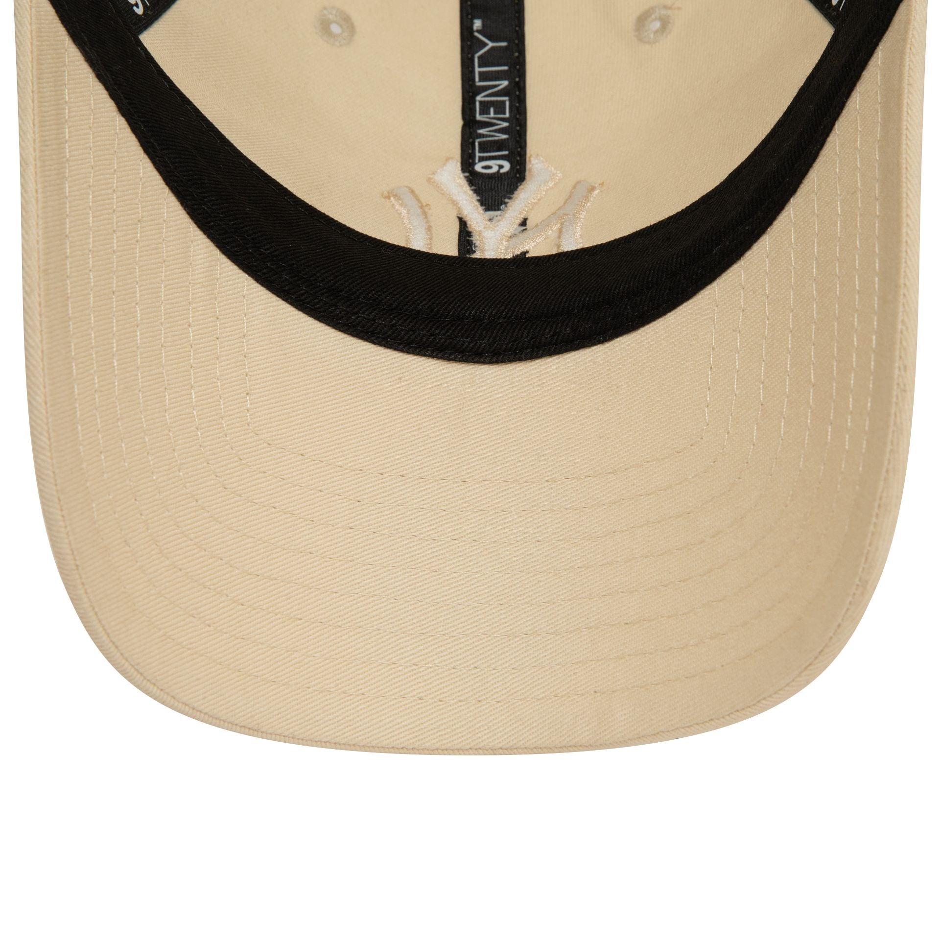 This is a New York Yankees League Essential Light Beige 9TWENTY Adjustable Cap 5