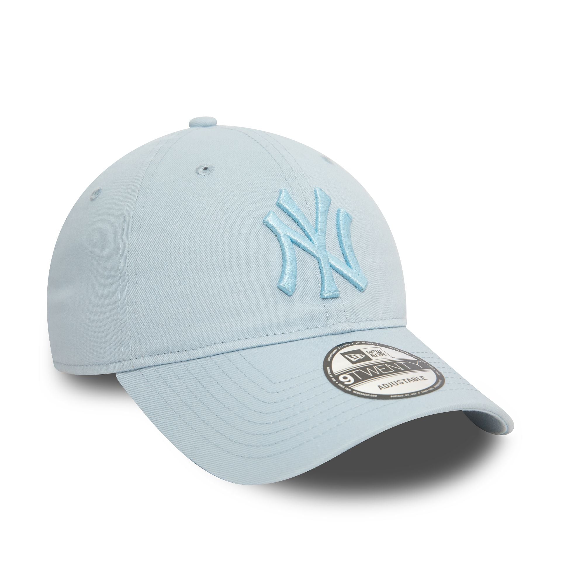 This is a New York Yankees League Essential Pastel Blue 9TWENTY Adjustable Cap 3