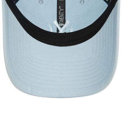 This is a New York Yankees League Essential Pastel Blue 9TWENTY Adjustable Cap 5