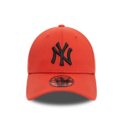 This is a New York Yankees League Essential Red 39THIRTY Stretch Fit Cap 2