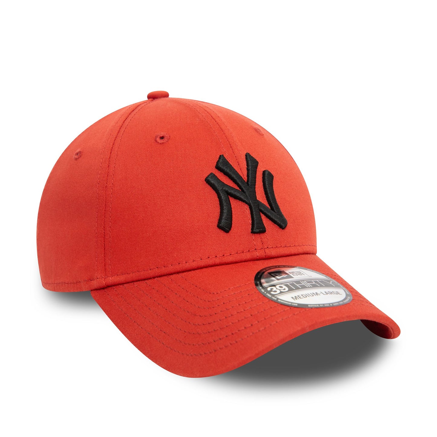 This is a New York Yankees League Essential Red 39THIRTY Stretch Fit Cap 4