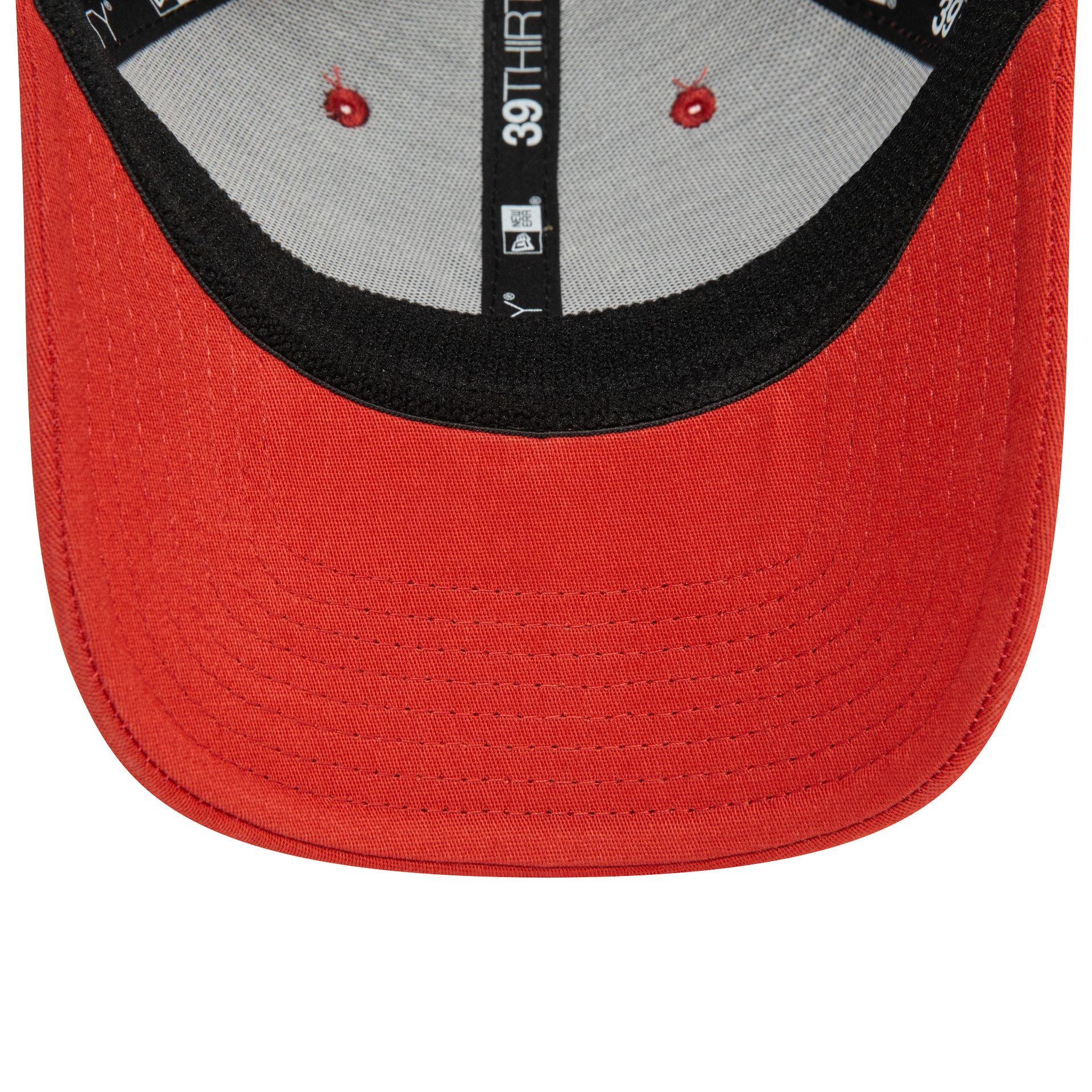 This is a New York Yankees League Essential Red 39THIRTY Stretch Fit Cap 3