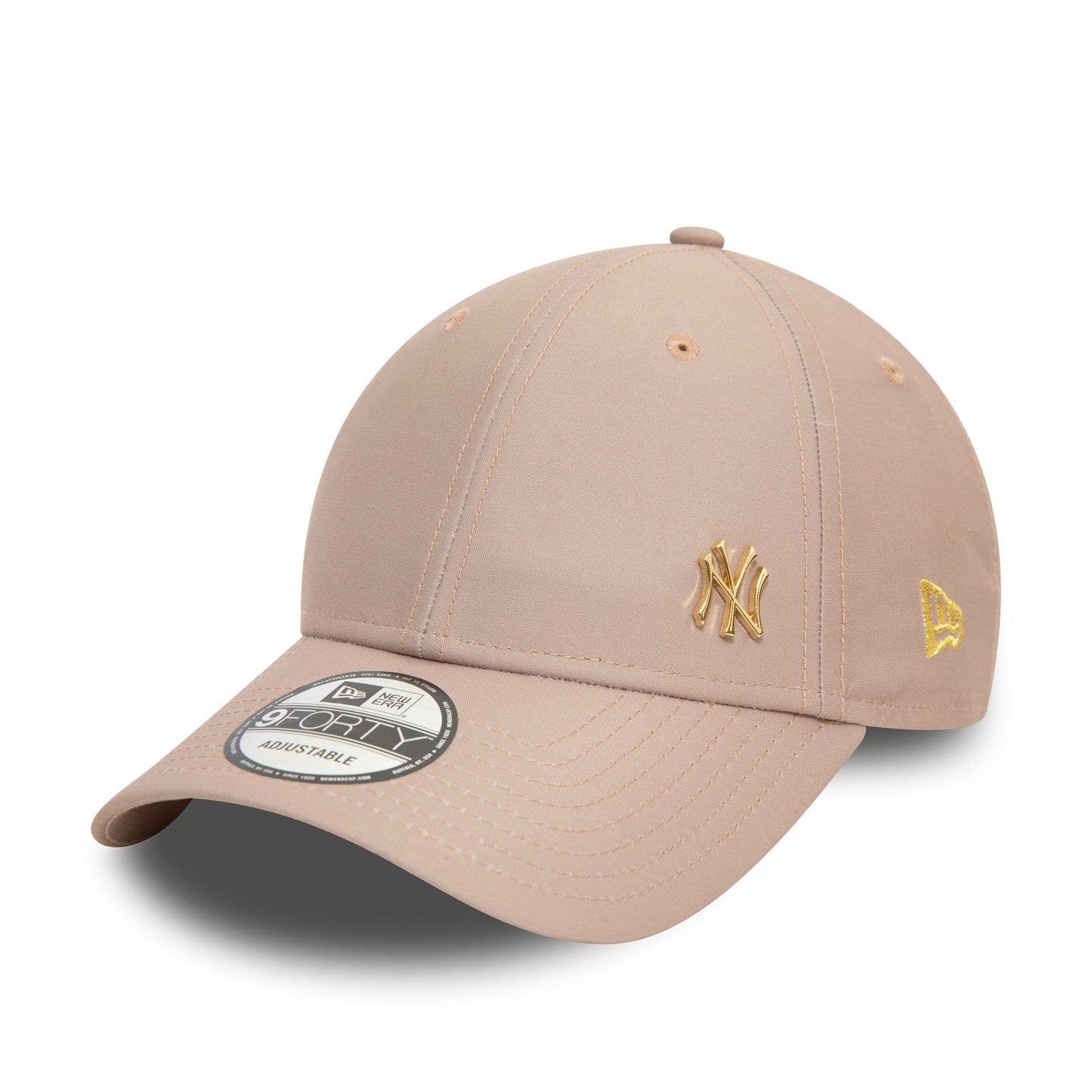 This is a New York Yankees Flawless Beige 9FORTY Adjustable Cap 4