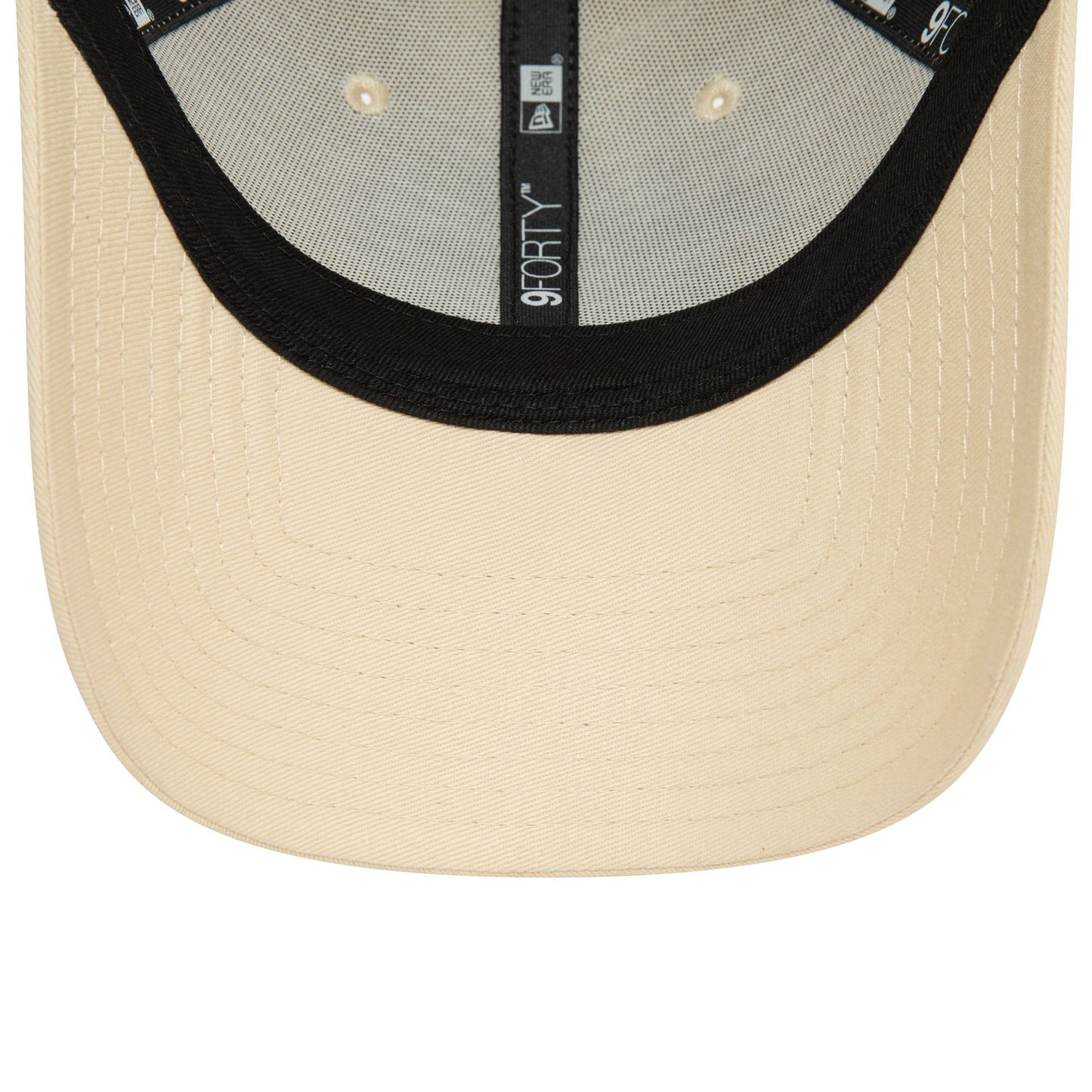 This is a New Era Essential Cream 9FORTY Adjustable Cap 5