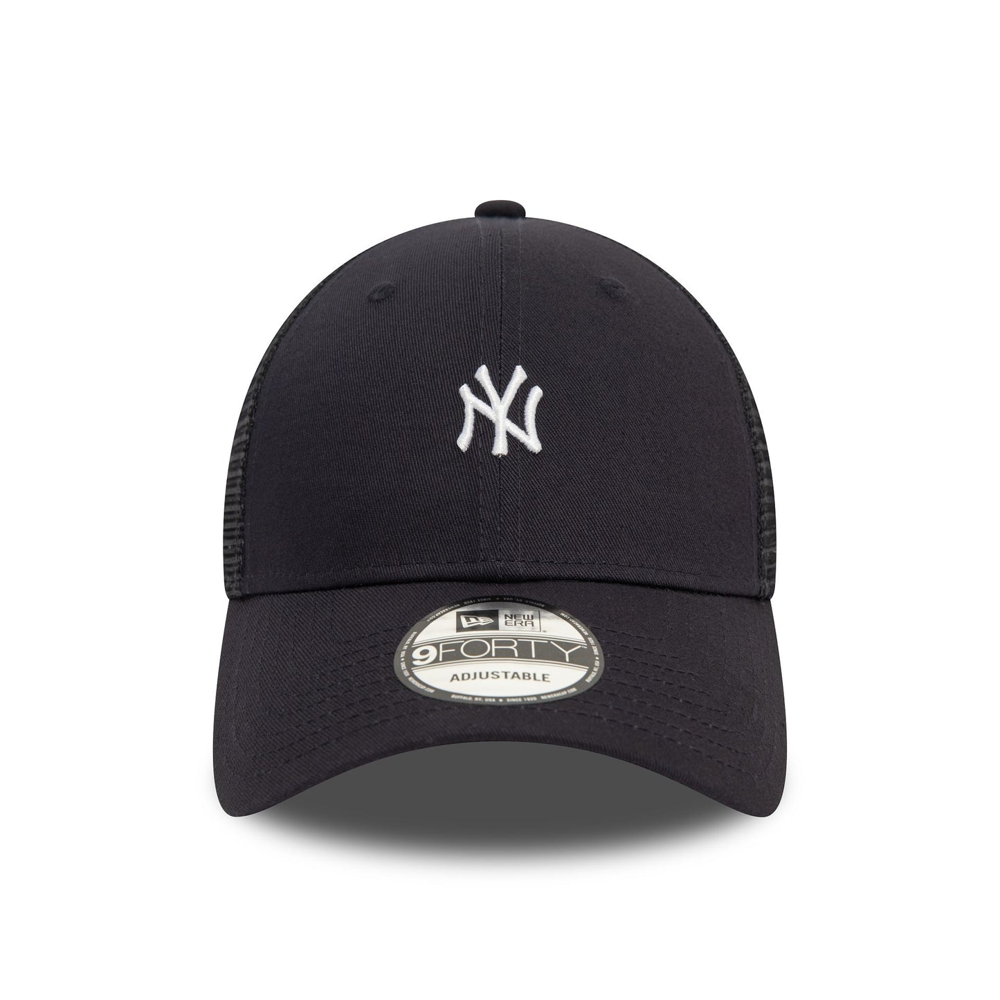 This is a New York Yankees Mini Homefield Navy 9FORTY Trucker Cap 2