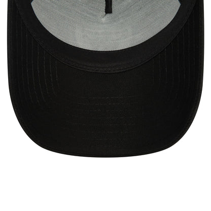 This is a Las Vegas Raiders Monochrome Black 9FORTY E-Frame Adjustable Cap 5