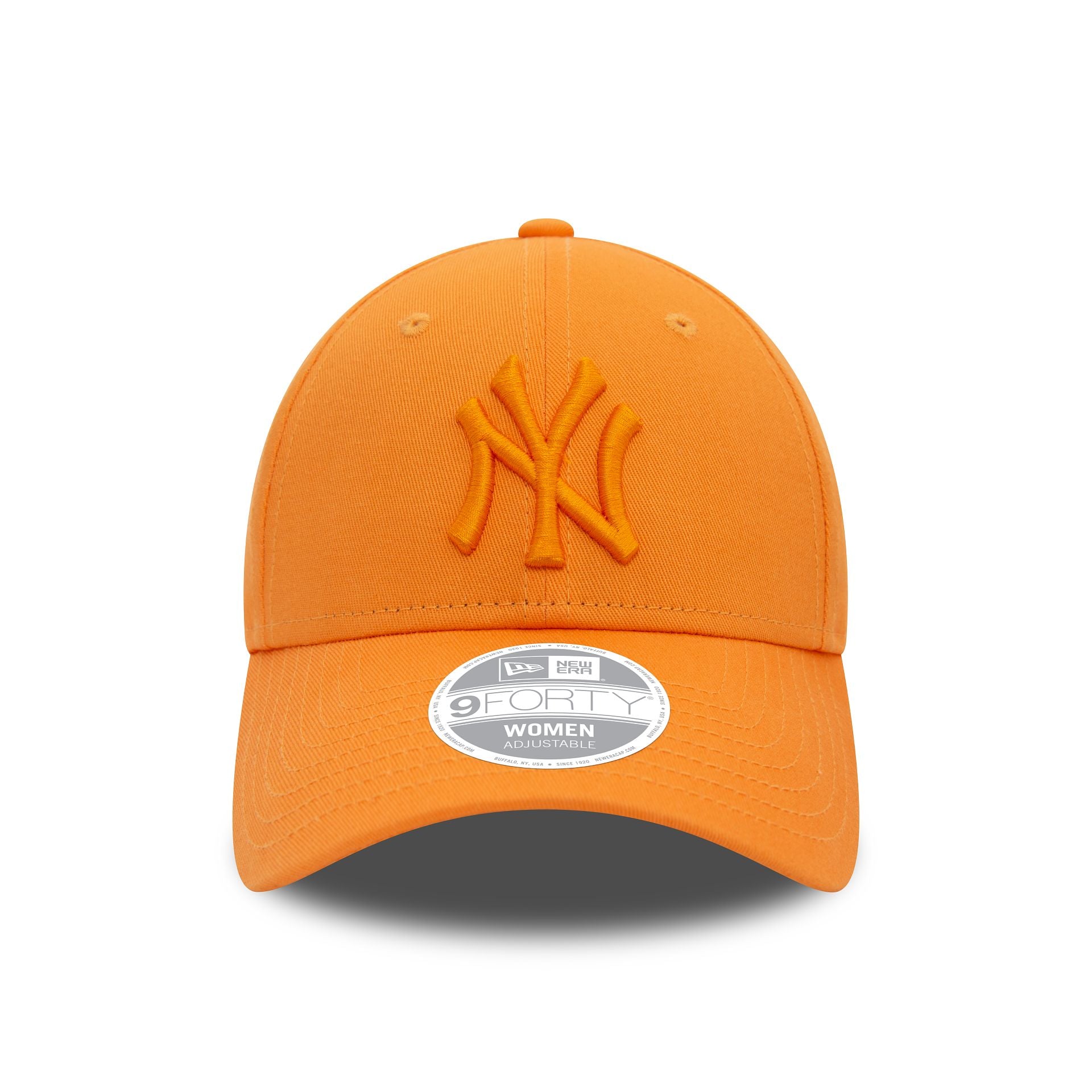 This is a New York Yankees Womens League Essential Orange 9FORTY Adjustable Cap 2