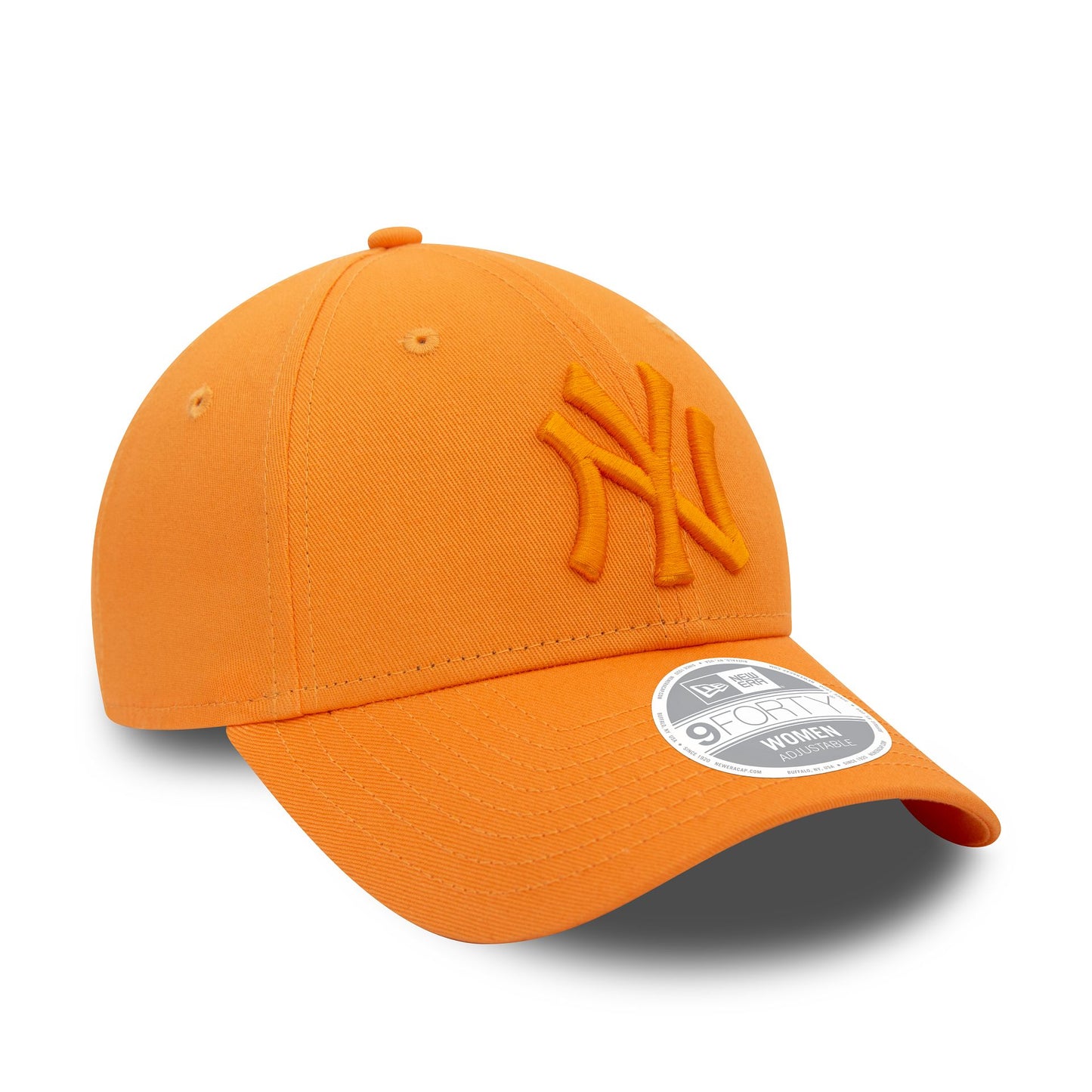 This is a New York Yankees Womens League Essential Orange 9FORTY Adjustable Cap 3