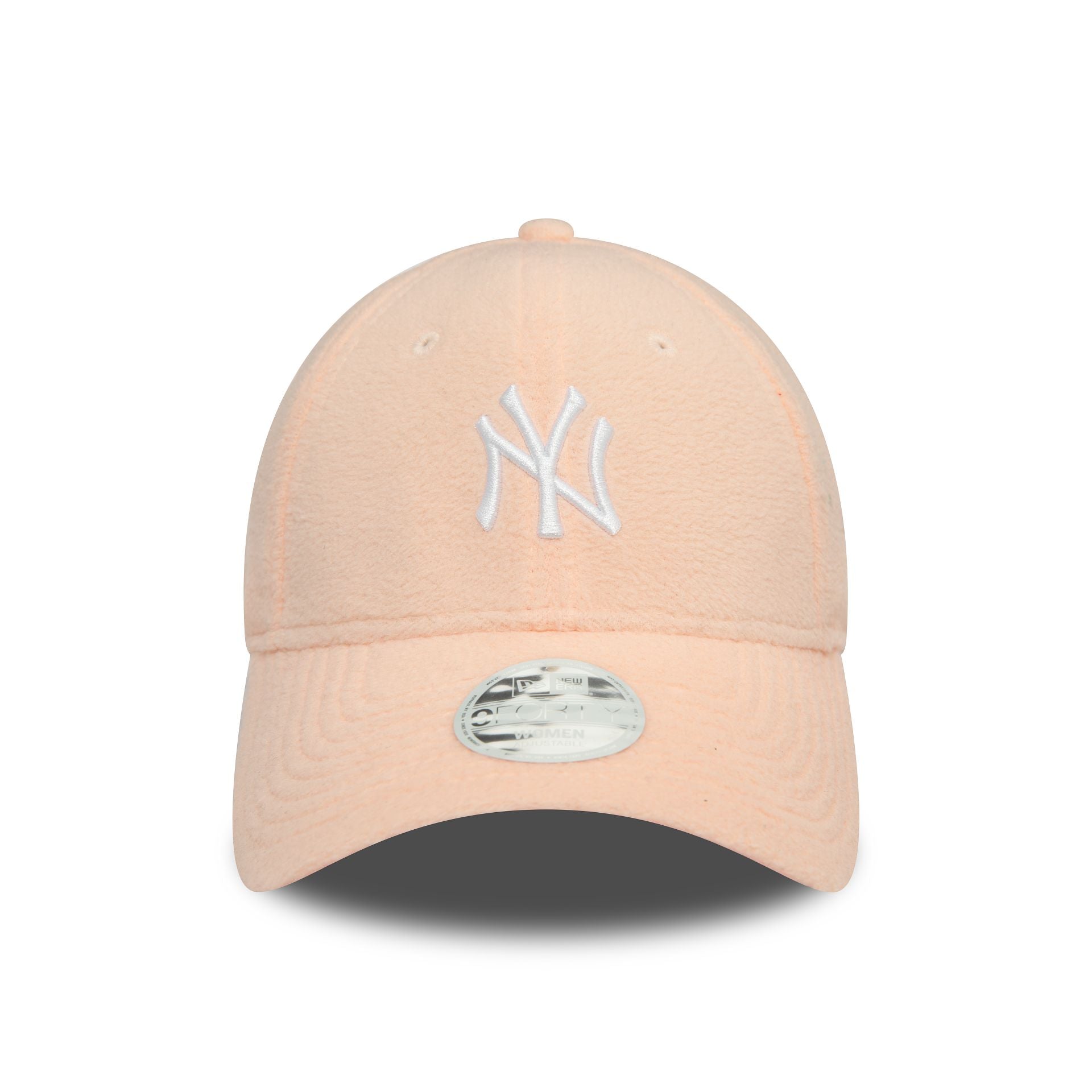 This is a New York Yankees Womens Cosy Pastel Pink 9FORTY Adjustable Cap 2