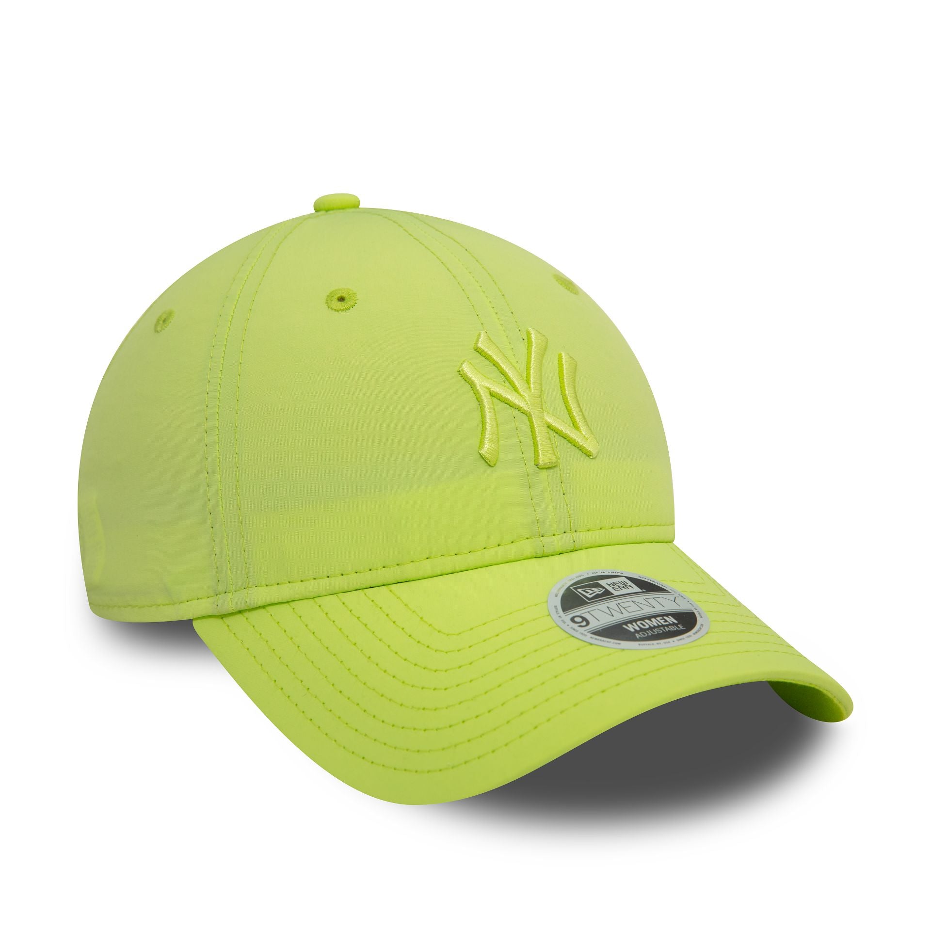 This is a New York Yankees Womens Nylon Pastel Green 9TWENTY Adjustable Cap 3