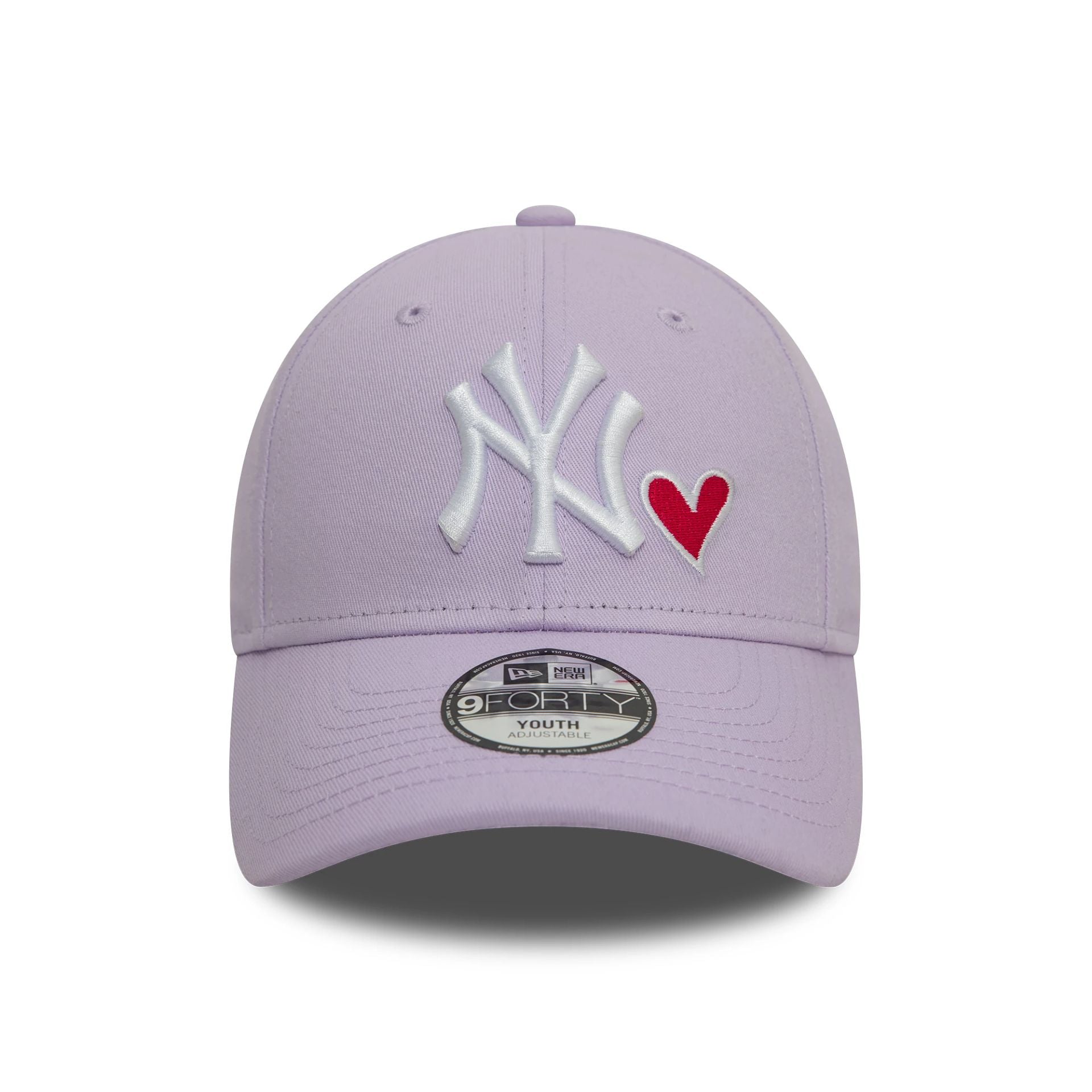 This is a New York Yankees Youth Icon Pastel Purple 9FORTY Adjustable Cap 2