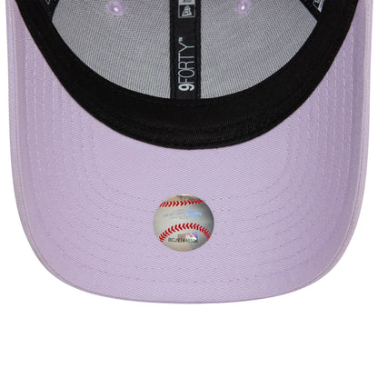 This is a New York Yankees Youth Icon Pastel Purple 9FORTY Adjustable Cap 5