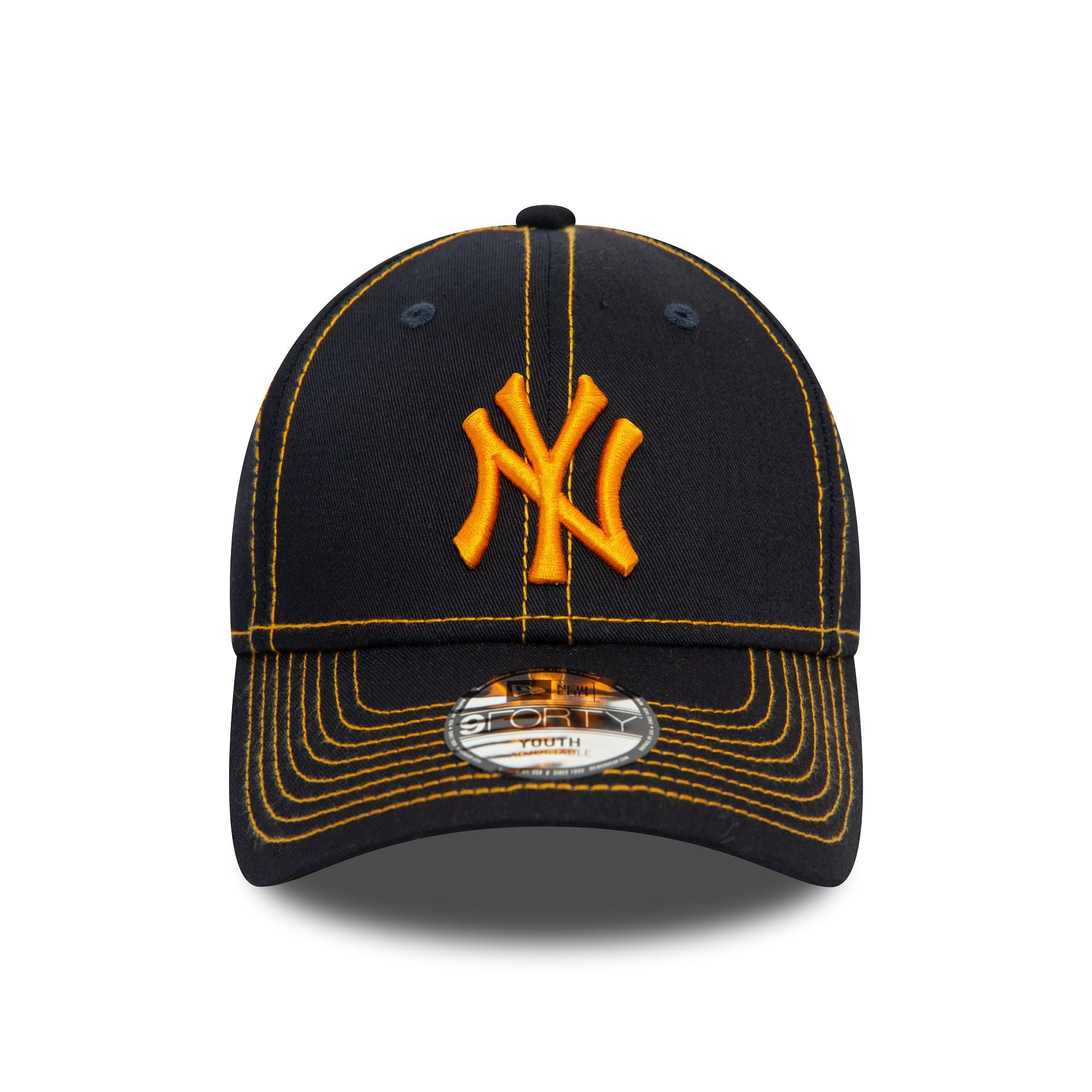 This is a New York Yankees Youth Stitch Navy 9FORTY Adjustable Cap 4