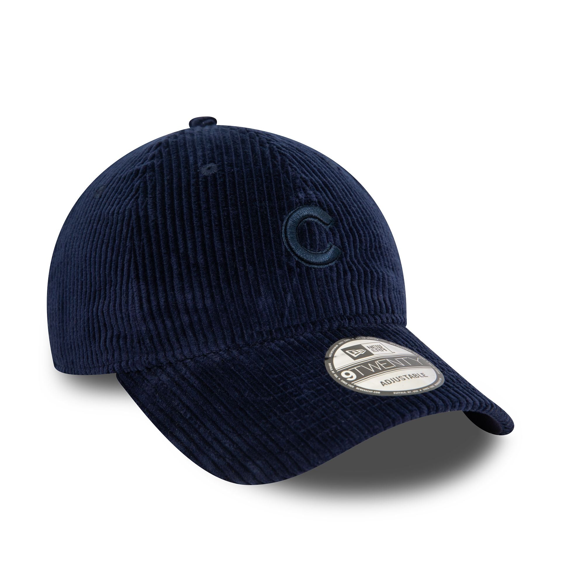 This is a Chicago Cubs Cord Navy 9TWENTY Adjustable Cap 4