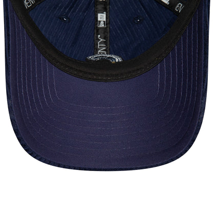 This is a Chicago Cubs Cord Navy 9TWENTY Adjustable Cap 2