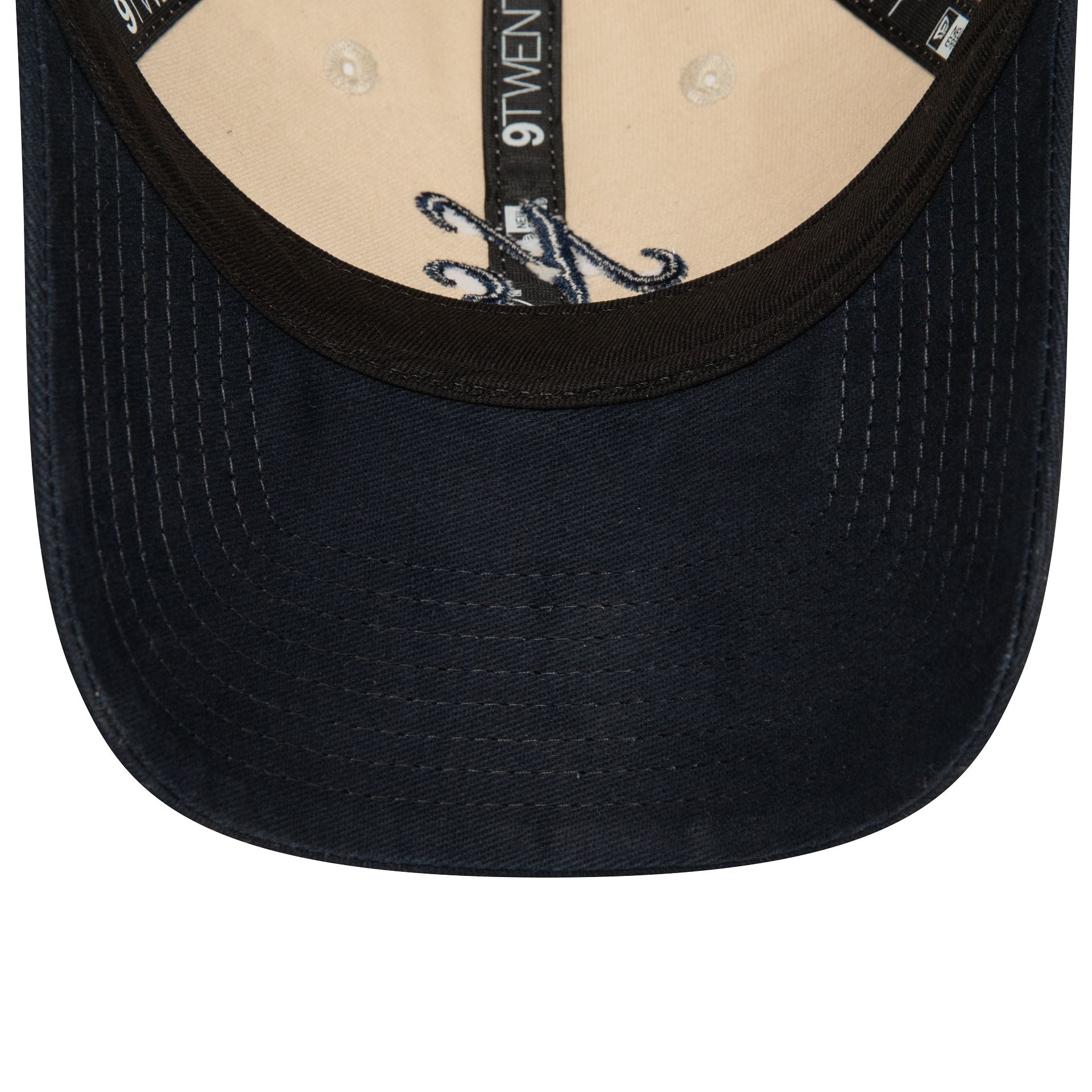 This is a New Era Peached Cotton Navy 9TWENTY Adjustable Cap 5