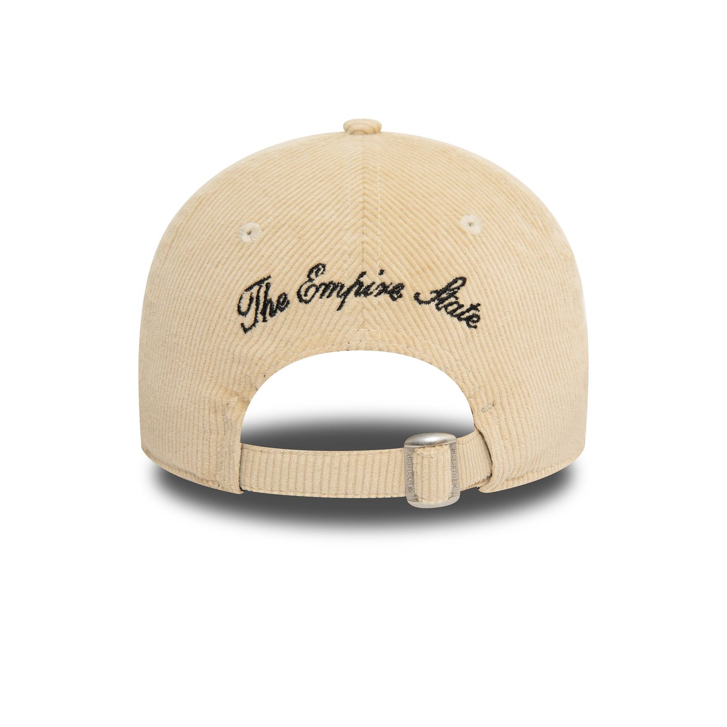 This is a New Era Cord Light Beige 9TWENTY Adjustable Cap 4