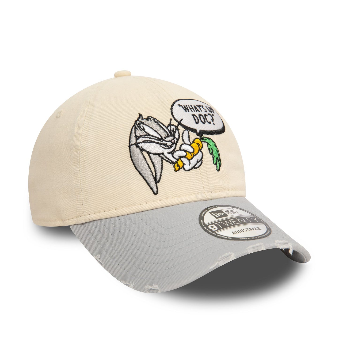 This is a Bugs Bunny Distressed Stone 9TWENTY Adjustable Cap 4