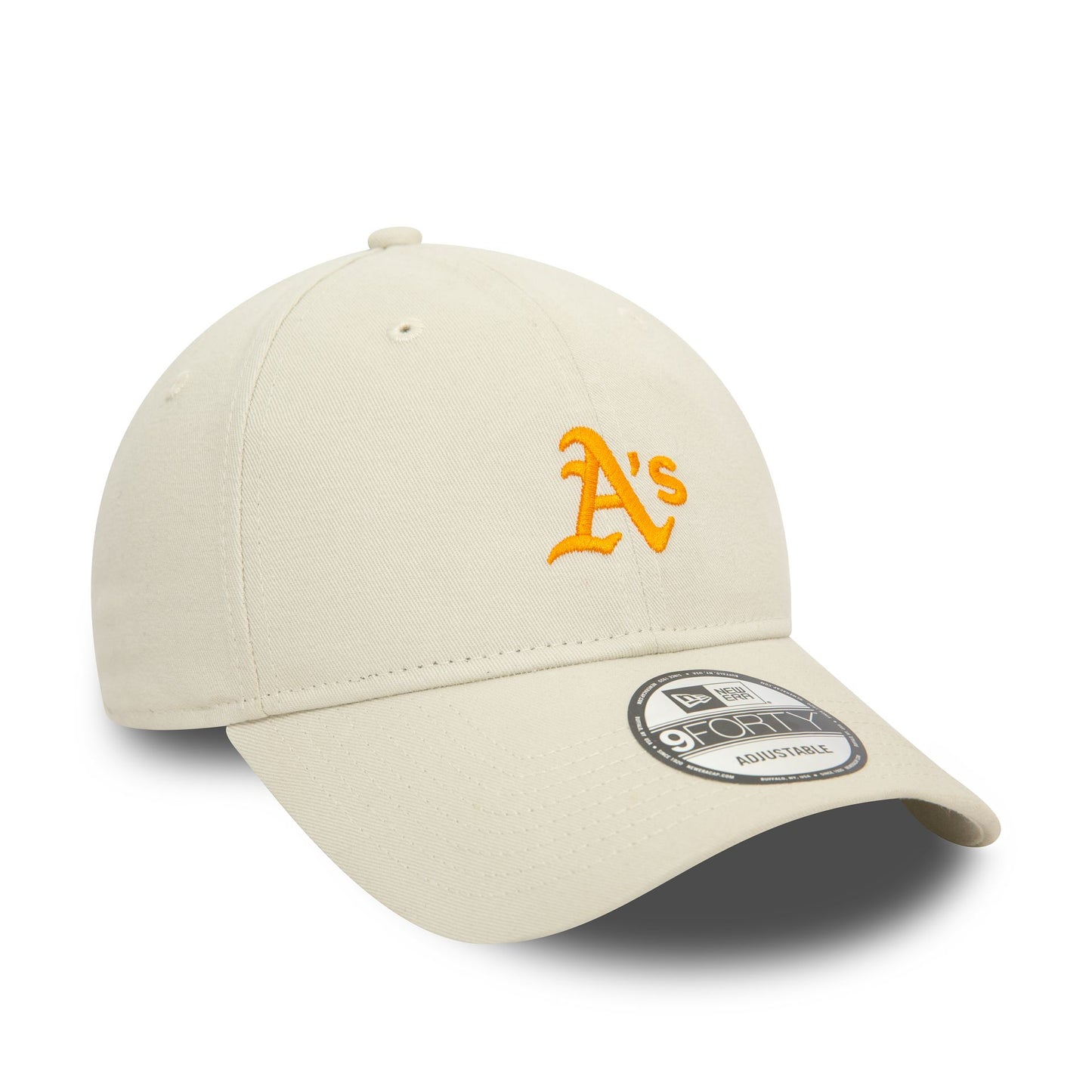 This is a Oakland Athletics Washed Open White 9FORTY Adjustable Cap 3