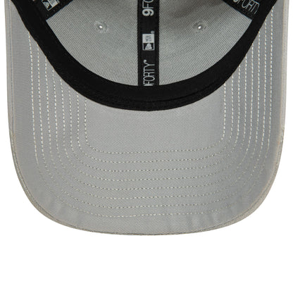 This is a New York Yankees MLB Flame Grey 9FORTY Adjustable Cap 5