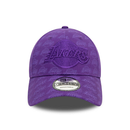 This is a LA Lakers Team Monogram Purple 9FORTY Adjustable Cap 2