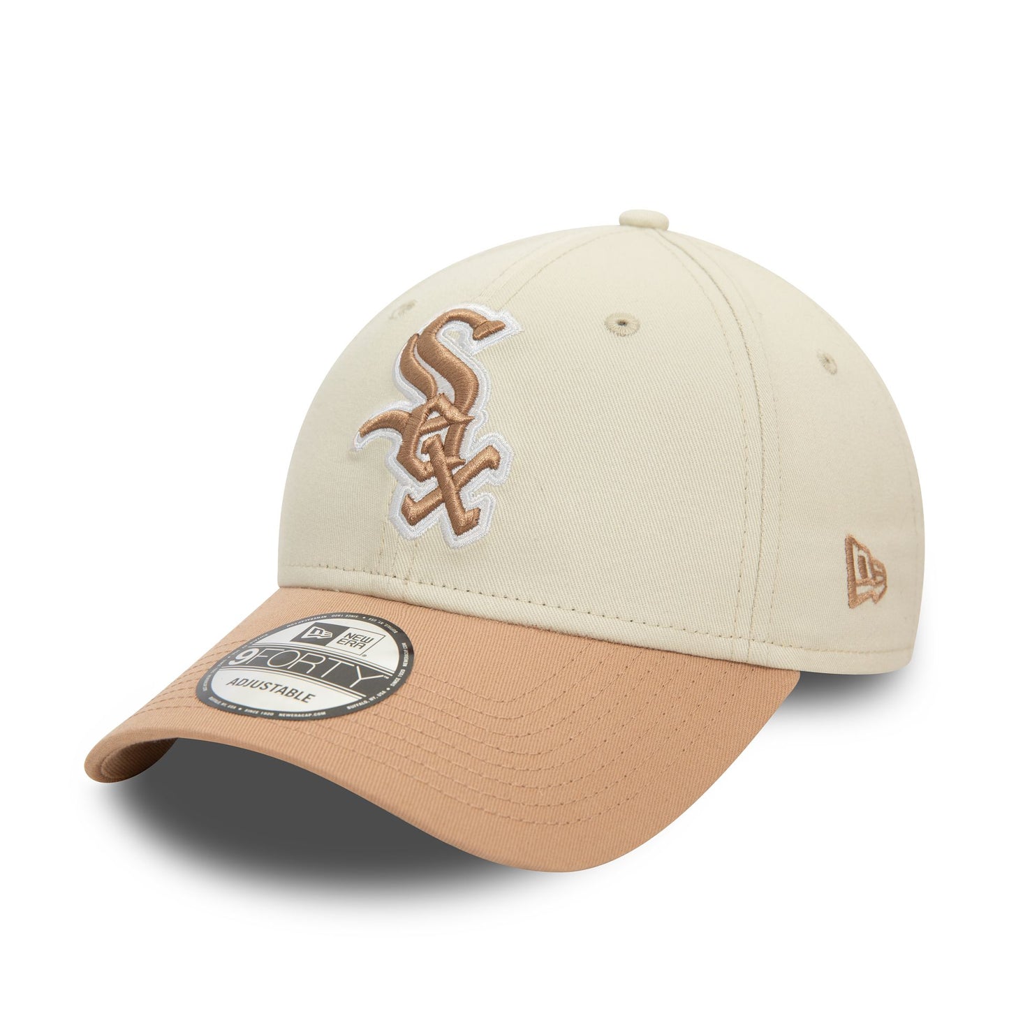 This is a Chicago White Sox World Series Beige 9FORTY Adjustable Cap 6