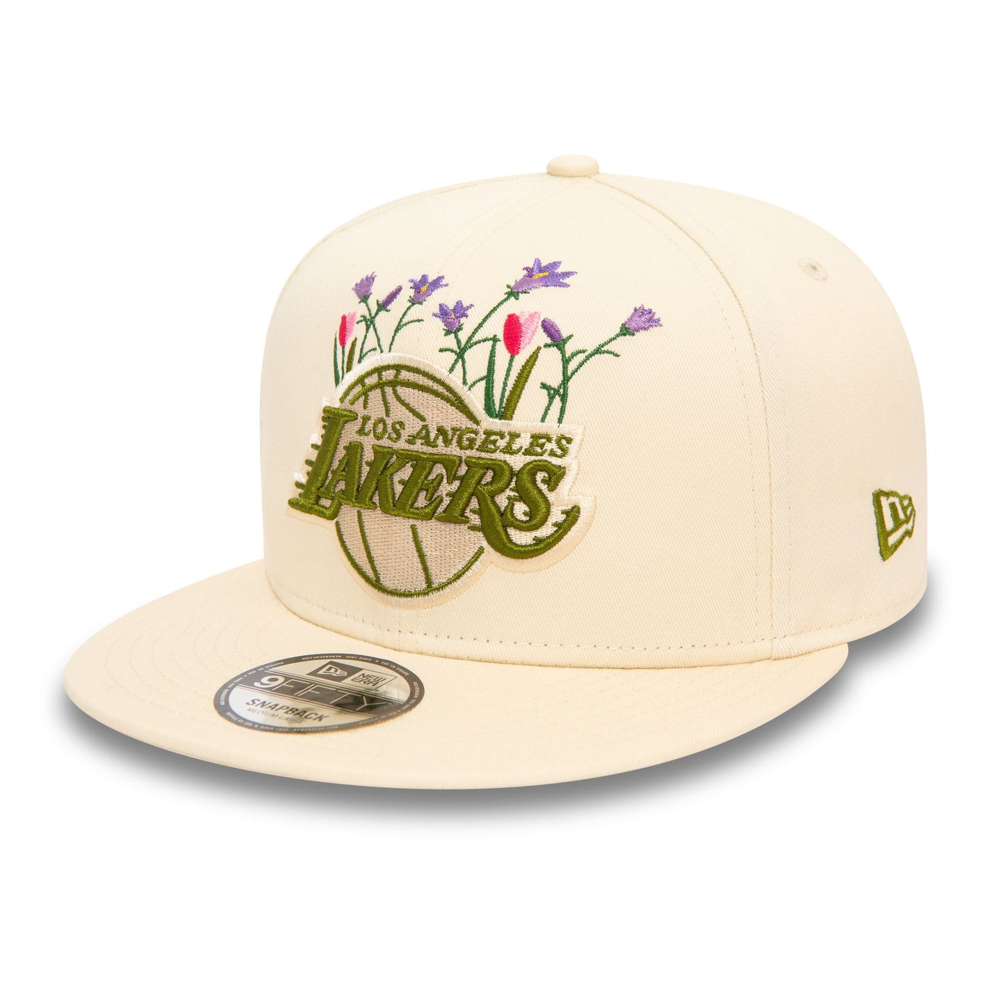 This is a LA Lakers Seasonal Flower Stone 9FIFTY Snapback Cap 1