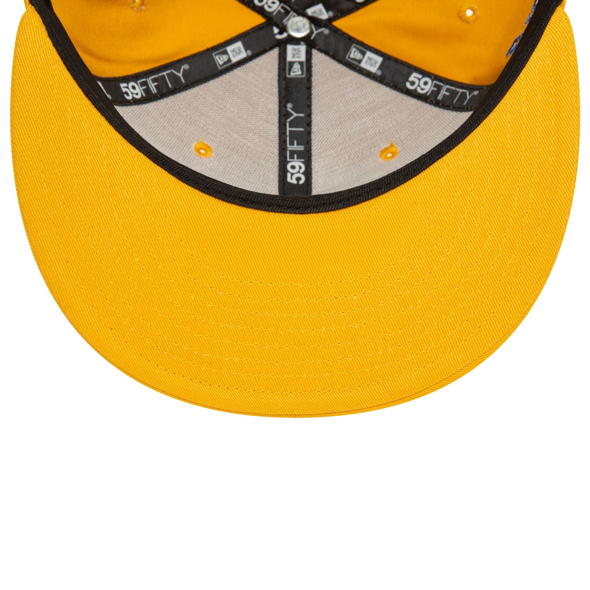 This is a Atlanta Braves MLB Icon Dark Yellow 59FIFTY Fitted Cap 5