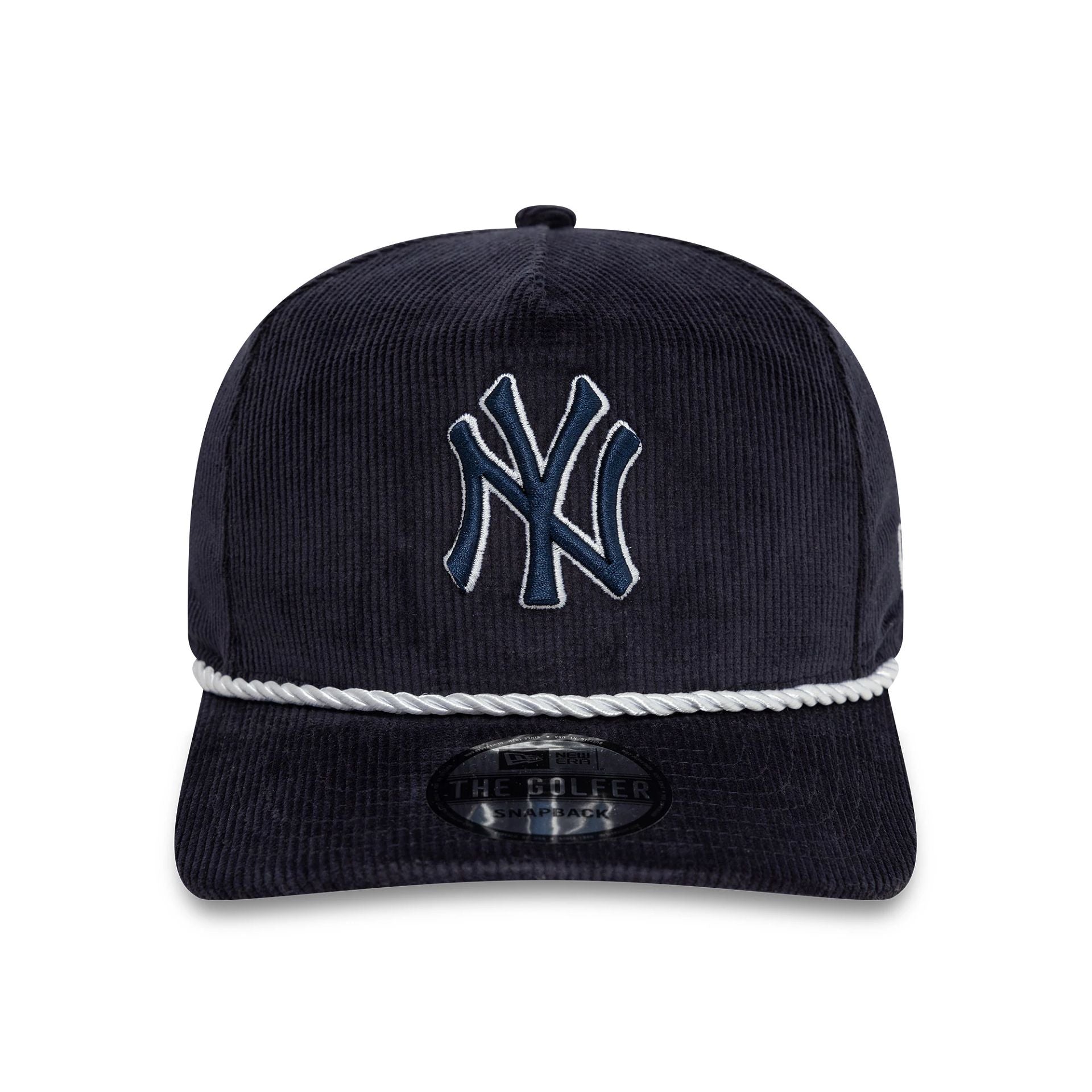 This is a New York Yankees Cord Navy Golfer Adjustable Cap 2