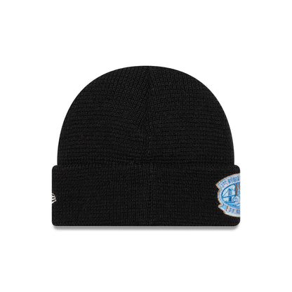 This is a LA Dodgers Black Short Cuff Knit Beanie Hat 2