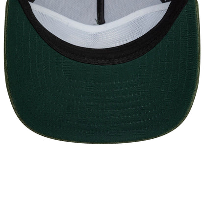 This is a Oakland Athletics Cord Dark Green Golfer Adjustable Cap 5