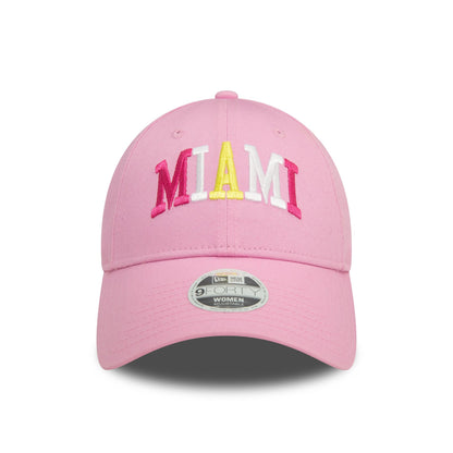 This is a New Era Womens Pastel Pink 9FORTY Adjustable Cap 2