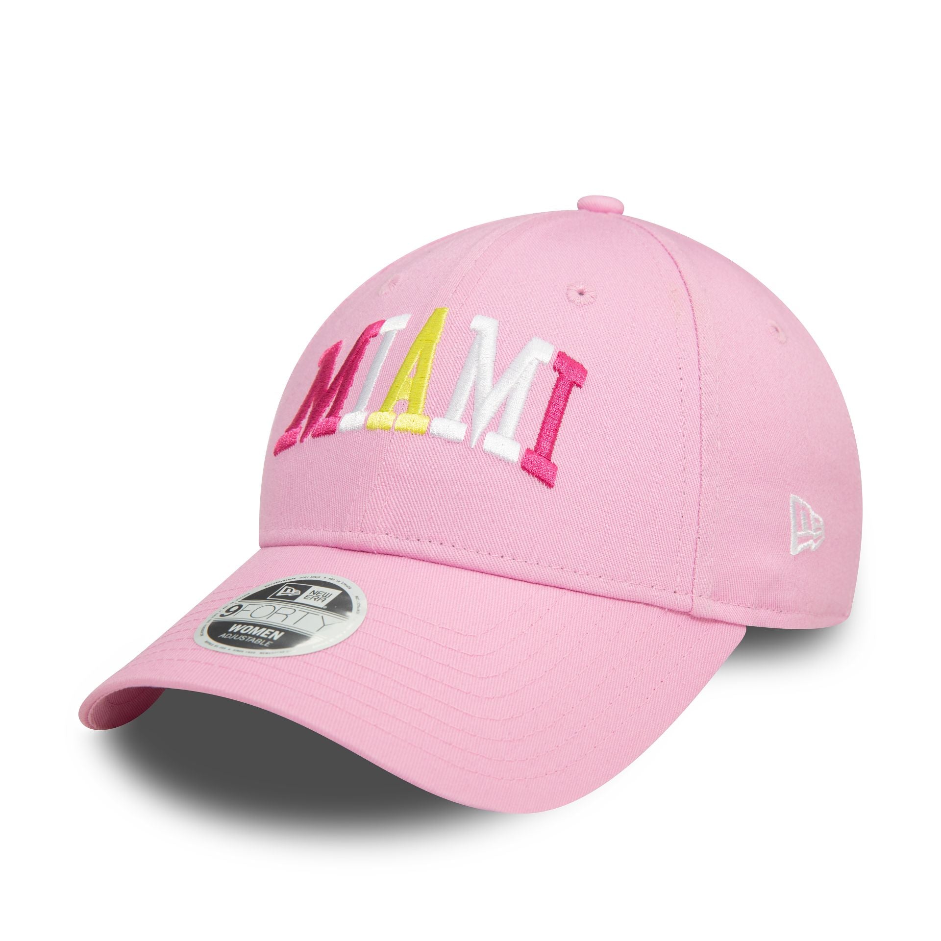 This is a New Era Womens Pastel Pink 9FORTY Adjustable Cap 4