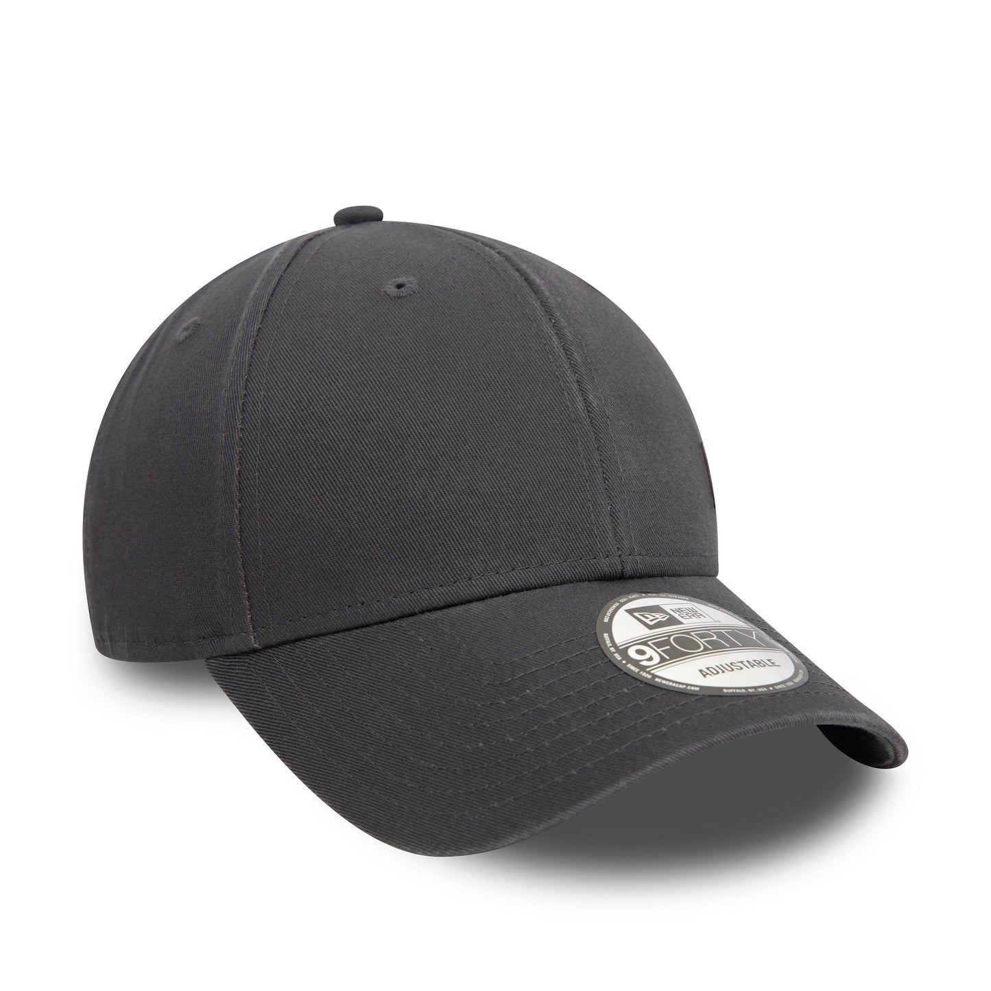 This is a New Era Pin Dark Grey 9FORTY Adjustable Cap 5