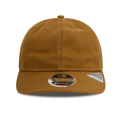 This is a New Era Heavy Twill Beige 9FIFTY Retro Crown Cap 3