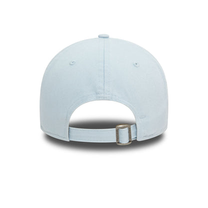 This is a New Era Pin Pastel Blue 9FORTY Adjustable Cap 4