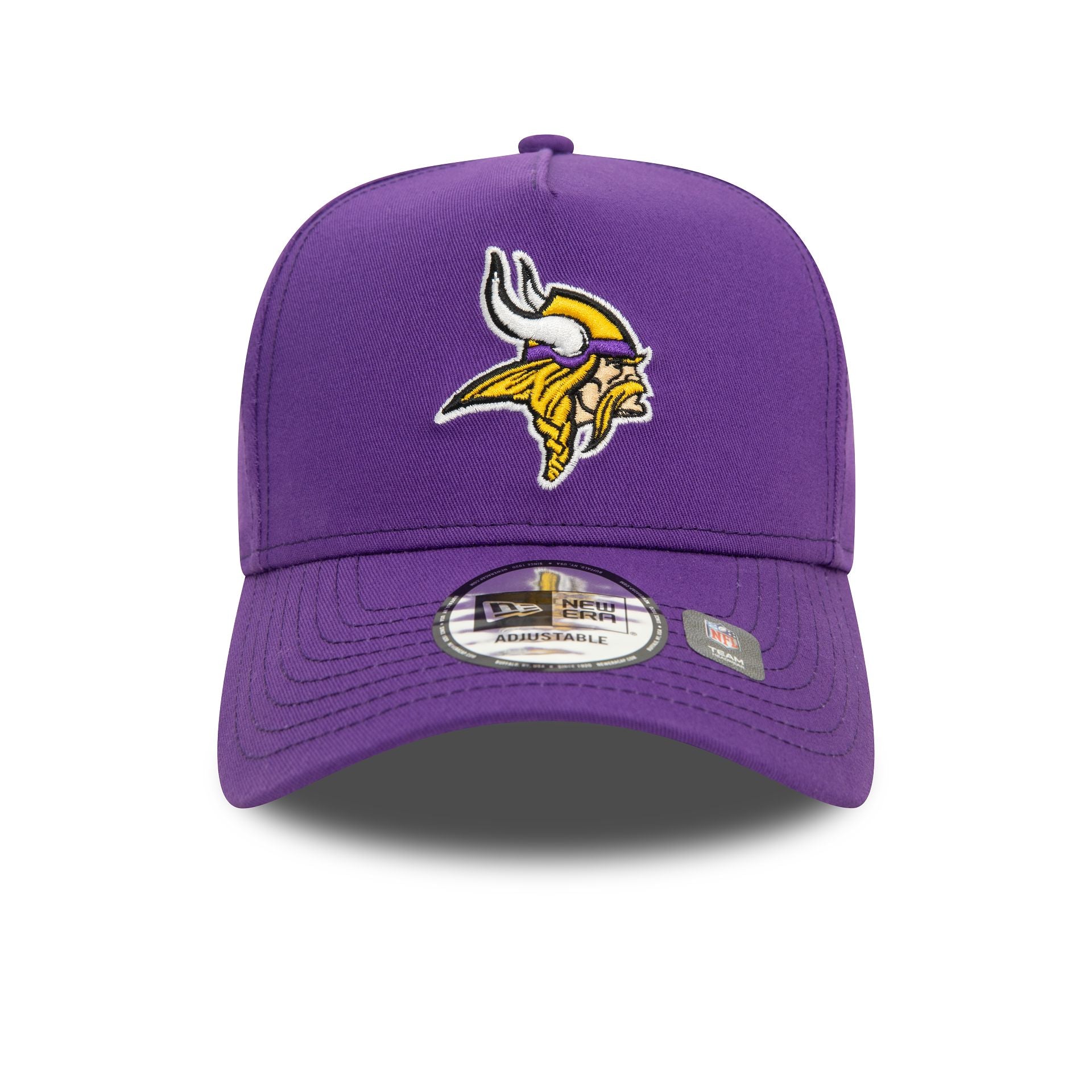 This is a Minnesota Vikings NFL Official Team Colours Purple 9FORTY E-Frame Adjustable Cap 3