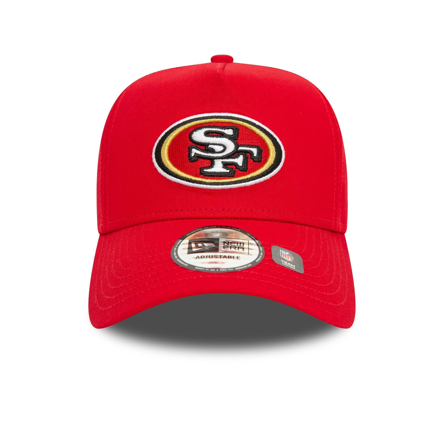 This is a San Francisco 49ers NFL Official Team Colours Red 9FORTY E-Frame Adjustable Cap 3