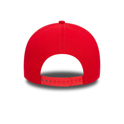 This is a San Francisco 49ers NFL Official Team Colours Red 9FORTY E-Frame Adjustable Cap 5