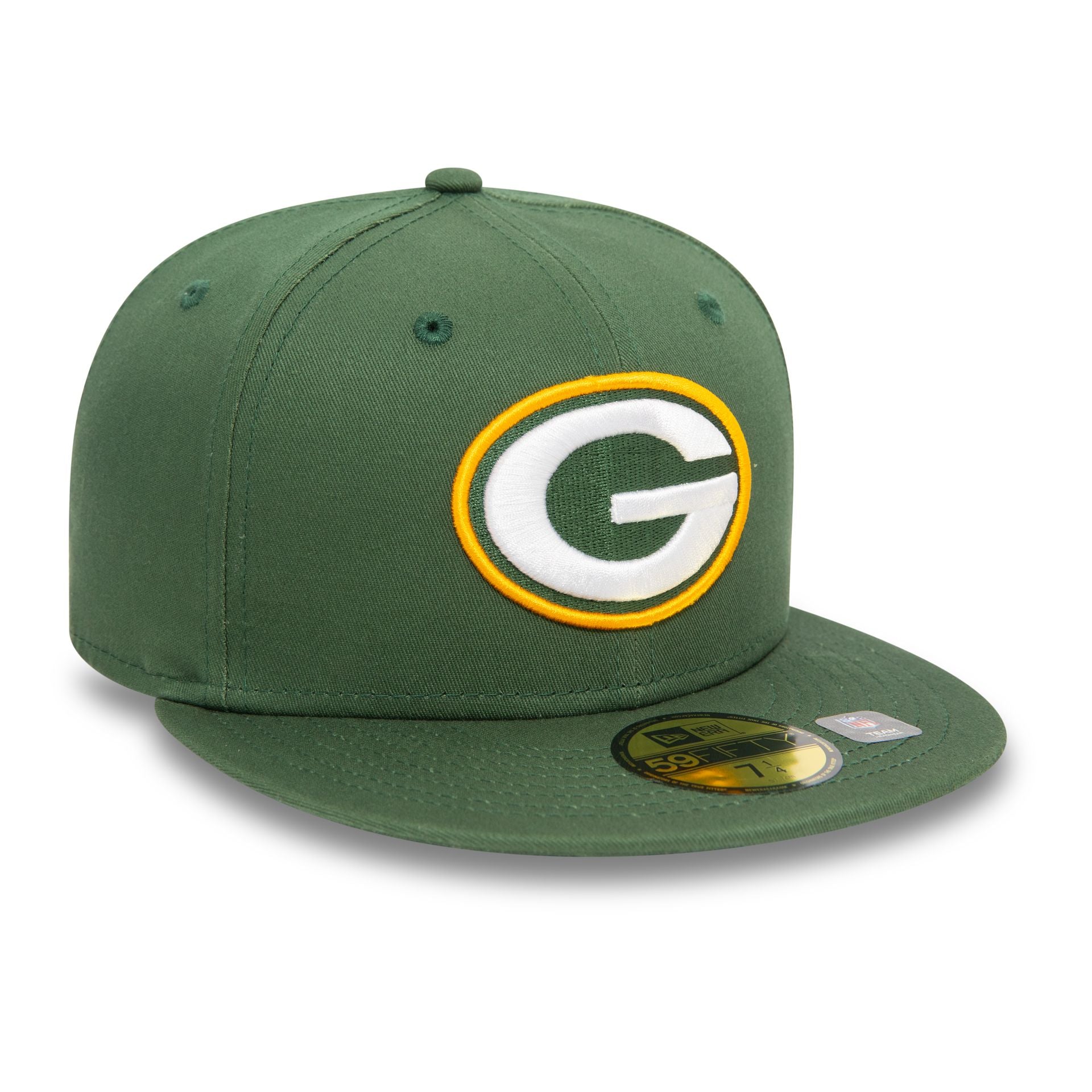 This is a Green Bay Packers NFL Official Team Colours Dark Green 59FIFTY Fitted Cap 5