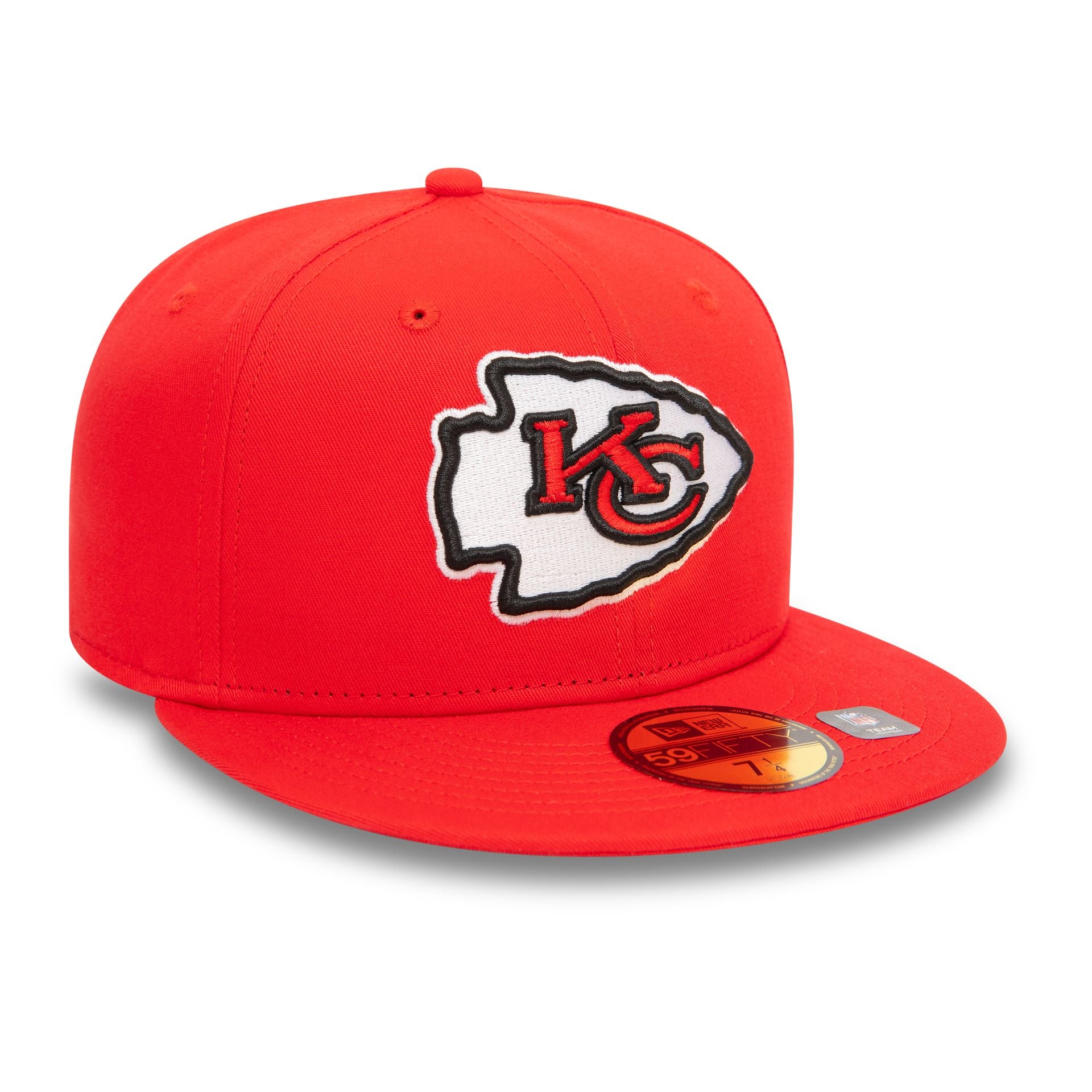 This is a Kansas City Chiefs NFL Official Team Colours Red 59FIFTY Fitted Cap 5