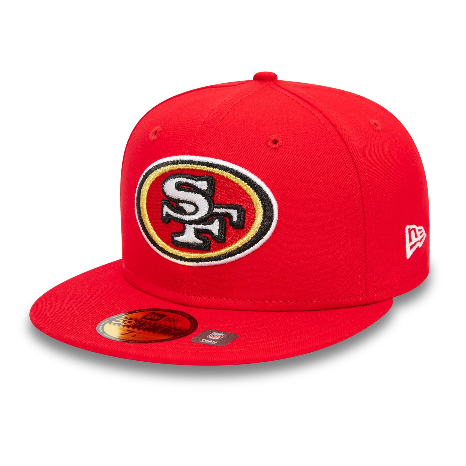 This is a San Francisco 49ers NFL Official Team Colours Red 59FIFTY Fitted Cap 1