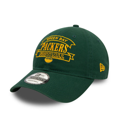 This is a Green Bay Packers Retro NFL Dark Green 9TWENTY Adjustable Cap 4