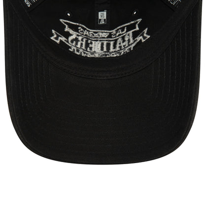 This is a Las Vegas Raiders Retro NFL Black 9TWENTY Adjustable Cap 5