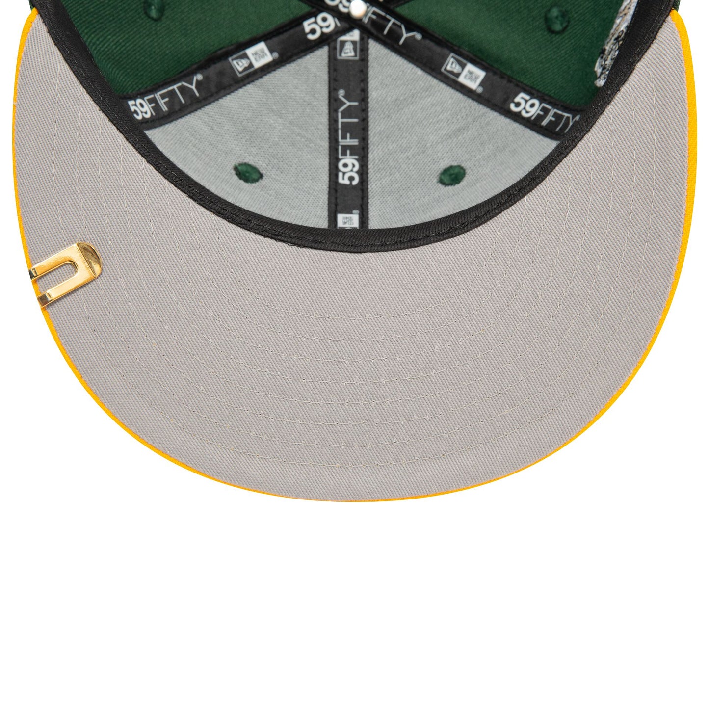 This is a Green Bay Packers NFL Pin Pack Dark Green 59FIFTY Fitted Cap 5