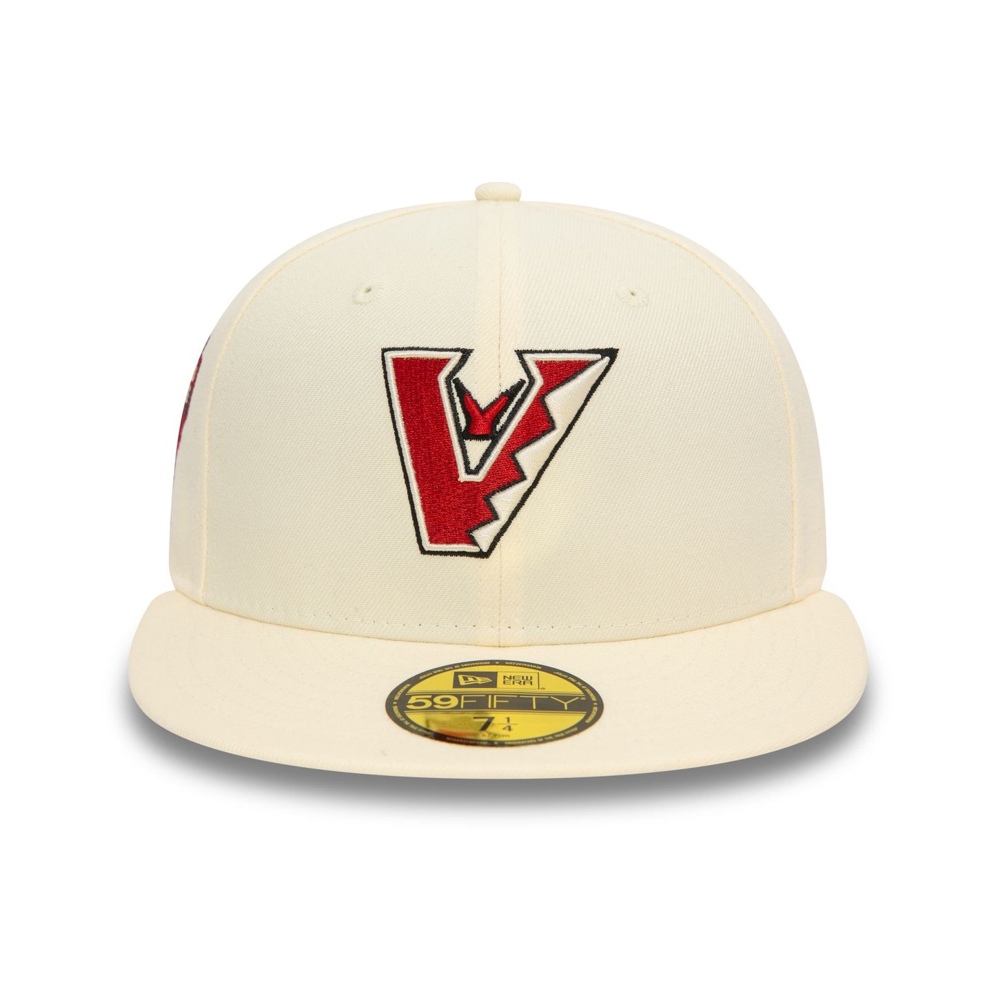 This is a Arizona Diamondbacks Upside Down White 59FIFTY Fitted Cap 2