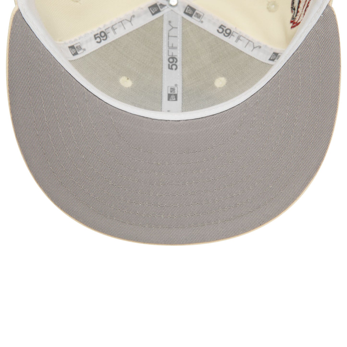 This is a Arizona Diamondbacks Upside Down White 59FIFTY Fitted Cap 5